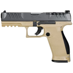 Walther PDP full-size optic-ready 9mm pistol 4.5 in two-tone tan frame black slide