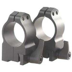Warne medium height quick-release Ruger #1 scope rings 1 inch matte finish