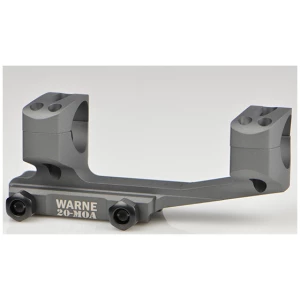 Warne X-Skel 1in 20 MOA Picatinny scope mount tactical gray