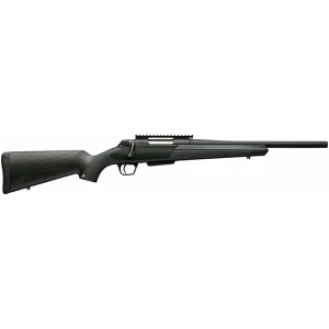 Winchester XPR Stealth 6.5 Creedmoor rifle with 16.5-inch threaded button-rifled barrel and green synthetic stock