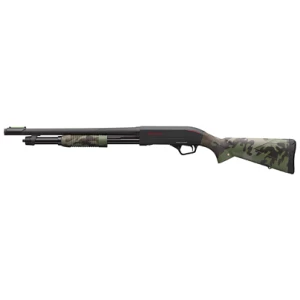 Winchester SXP Defender 12ga 18-inch Hybrid Woodland pump shotgun side view