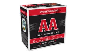 Winchester AA Heavy Target 12 gauge 2.75 in 1-1-8 oz #7.5 25 count box