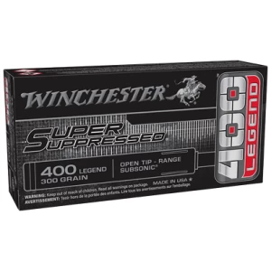 Winchester Super Suppressed .400 Legend 300 gr rifle ammunition 20rd box
