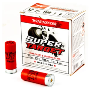 Winchester Super-Target Xtra-Lite 12ga 2.75 in #8 1 oz 25 ct box