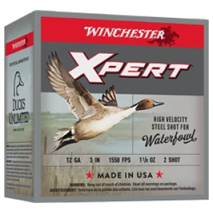 Winchester Super-X Xpert 12ga 2.75in #4 steel shotshell box