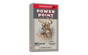 Winchester Super-X .303 British 180 gr Power-Point ammunition 20-round box