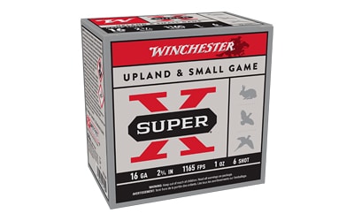 Winchester Super-X 16ga game load box with 25 rounds