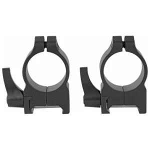 Warne Maxima 1 inch medium quick-detach scope rings matte black