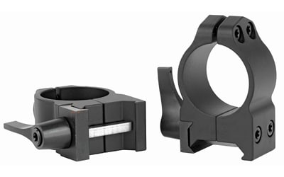 Warne Maxima 1 inch medium quick-detach scope rings matte black