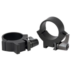 Warne Maxima Rimfire QD medium scope rings, 1 inch tube, matte black