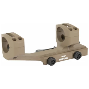 Warne QD XSkel 30mm extended skeleton cantilever scope mount in Dark Earth