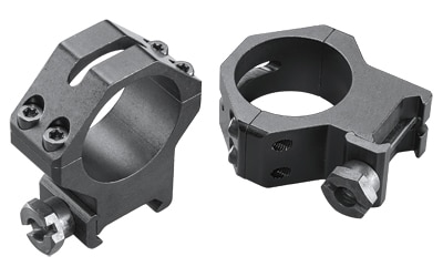Weaver 4-hole skeleton scope rings 30mm high matte black
