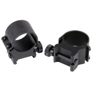 Weaver Detachable Top Mount Scope Rings 1in High Black
