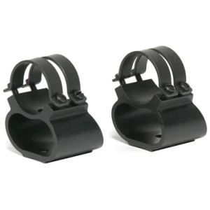 Weaver See-Thru steel lock rings 1 inch for Ruger 10/22 matte black