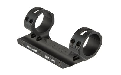 Weaver MSR 30mm Picatinny optics mount matte black 7075-T6 aluminum