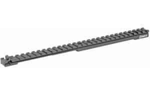 XS Sights long picatinny rail with integrated ghost-ring rear sight for Ruger Gunsite Scout Rifle, black finish