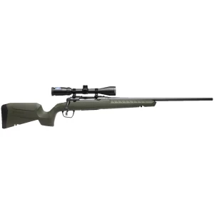 Savage Axis 2 XP Compact .350 Legend 18-inch green synthetic stock rifle with mounted 3-9x40 scope