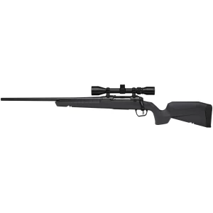 Savage Axis 2 XP 223 Rem 22 inch left-hand bolt-action rifle with gray synthetic stock and mounted 3-9x40 scope