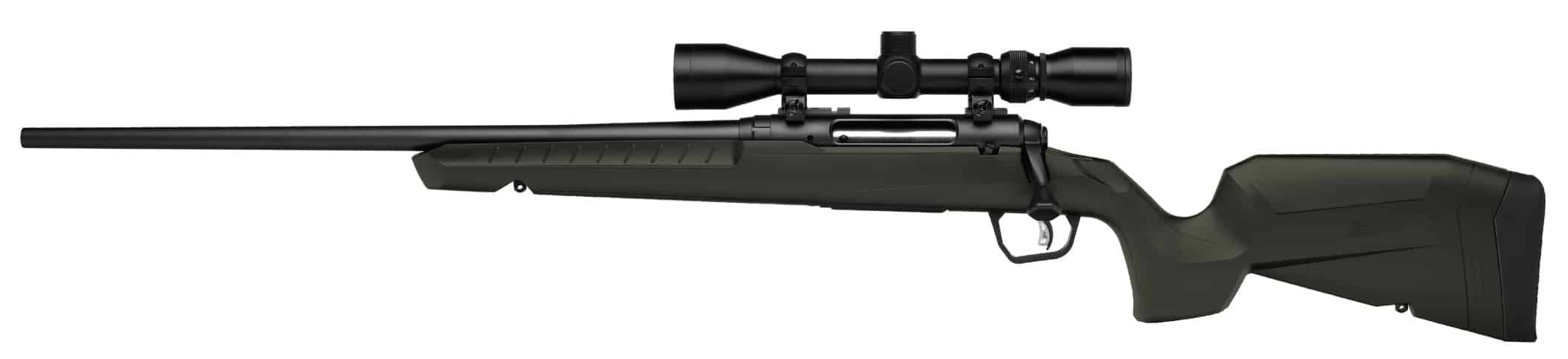 Savage Axis 2 XP 25-06 Rem 22in left-hand bolt-action rifle with 3-9x40 scope and green synthetic stock