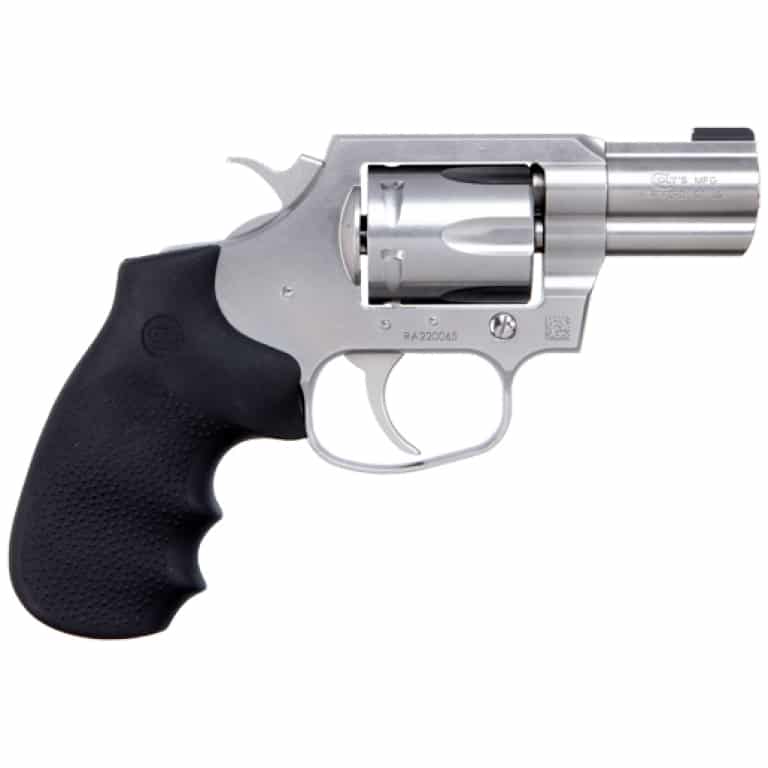 Colt King Cobra Carry 2-inch brushed stainless revolver with Hogue rubber grips