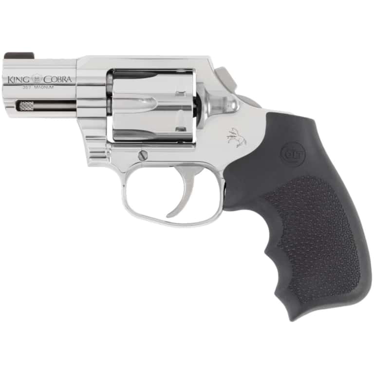 Colt King Cobra Carry .357 Magnum 2-inch brushed stainless revolver with Hogue rubber grip