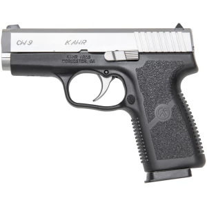 Kahr CW9 9mm pistol black polymer frame matte stainless slide night sight profile