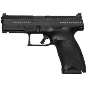 CZ P-10 C Optics Ready 9mm compact pistol, 4.02-inch barrel, black finish
