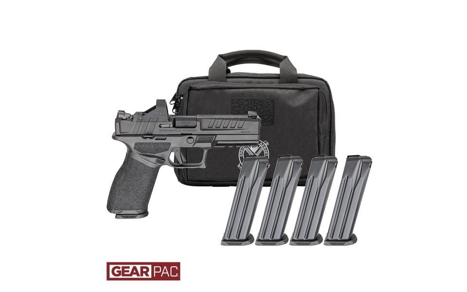Springfield Armory Echelon 4.0C 9mm 4 inch pistol Gear Pac with Viridian RFX11 and four magazines