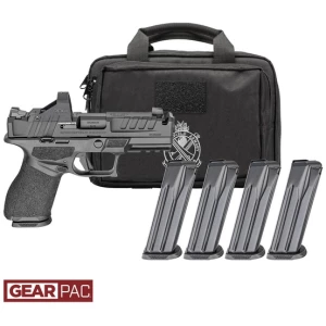 Springfield Armory Hellcat Pro Comp OSP 9mm Gear Pac with Viridian RFX11 green dot