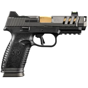 FN 509 CC Edge XL 9mm compensated pistol black frame gray slide 4.2 inch barrel
