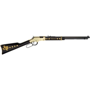 Henry Golden Boy Texas Tribute 20-inch octagon blued barrel walnut stock brasslite receiver