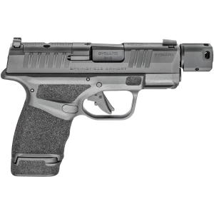 Springfield Armory Hellcat RDP 9mm pistol with 3.8 inch threaded compensator barrel in black