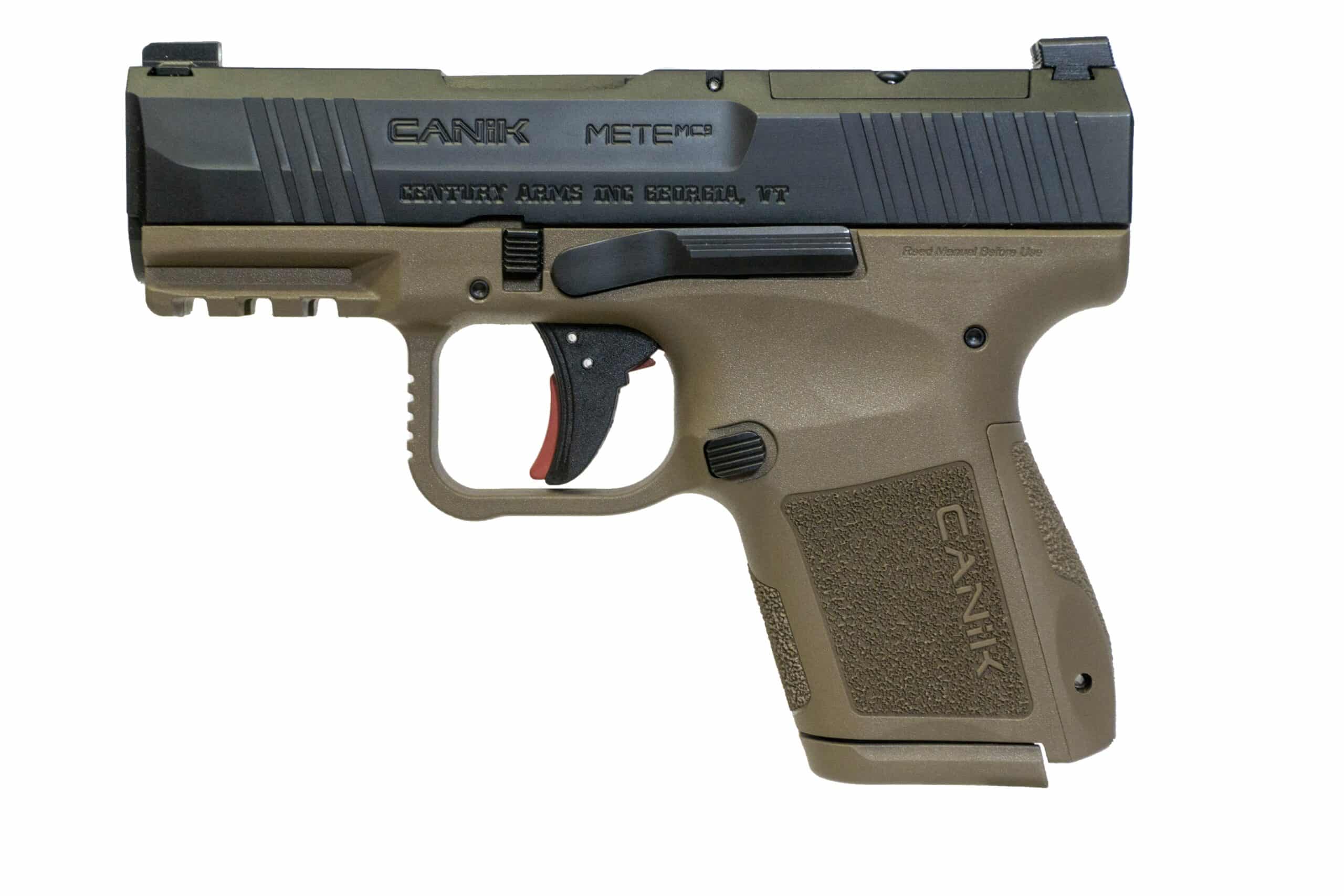 Canik METE MC9 9mm pistol 3.18in optics-ready two 10-round magazines