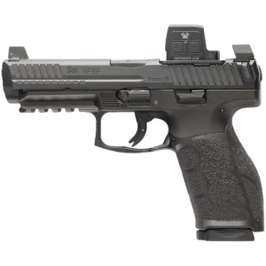 Heckler & Koch VP9A1 F 9mm 4.5-inch optics-ready pistol in black with tritium sights