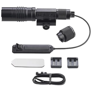 Streamlight ProTac HL-X rail mount light with integrated red laser, black anodized