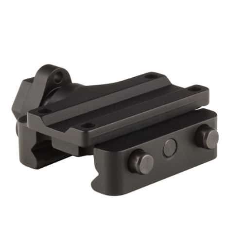Trijicon MRO Low Weaver Quick-Release Mount in matte black, side view