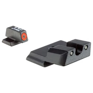 HD XR SIGHTS - S&W M&P SHIELD, SHIELD PLUS, SHIELD 2.0, FRONT ORANGE OUT/GREEN TRIT, REAR BLACK OUT/GREEN TRIT