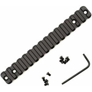 Area 419 Rem 700LA 1913 20 MOA full-slotted scope rail in Type III black