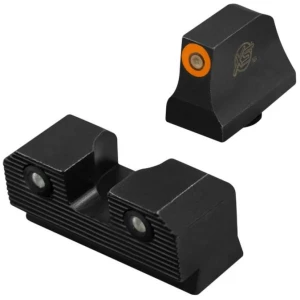 XS Sight Systems R3D 2.0 Suppressor Height Night Sights for Glock 20/21/29/30/30S/37/41 Orange Front with Black Rear