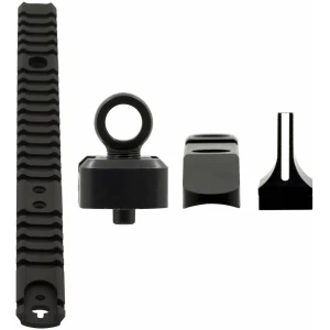 XS Sights Lever Rail Ghost Ring WS for Marlin 308MX, anodized Picatinny rail and White Stripe front sight