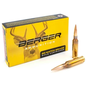 Berger Elite Hunter 6.5mm Creedmoor 156gr Hybrid ammunition – box of 20 rounds