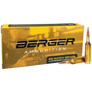 Berger Hybrid Target 6.5 PRC 153.5gr OTM ammunition box