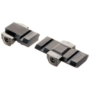 Burris Ruger-to-Weaver Base Adapter for M77 and Super RedHawk, black steel