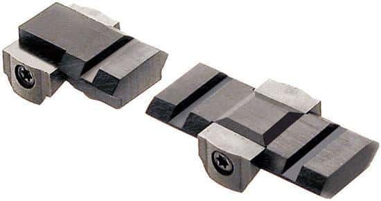 Burris Ruger-to-Weaver Base Adapter for M77 and Super RedHawk, black steel