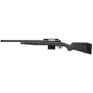 Savage 110 Tactical left-hand .308 Win rifle with 24in threaded barrel and gray synthetic AccuStock