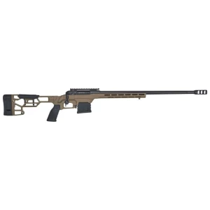 Savage 110 Precision .300 PRC 24in with MDT LSS XL chassis in Flat Dark Earth, right-side view