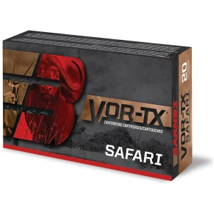 Barnes VOR-TX Safari .500 Nitro 570 gr TSX FB rifle ammunition box