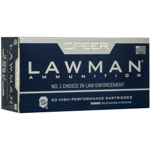 Speer Lawman Clean-Fire .38 Spl 125gr TMJ 50ct box