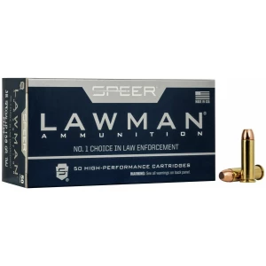 Speer Lawman .38 Special +P 158 gr TMJ 50 round box