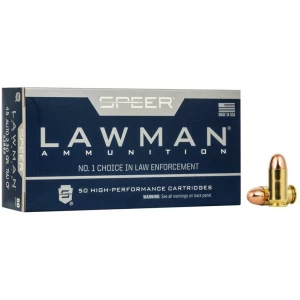 Speer Lawman Clean-Fire .45 ACP 230 gr TMJ ammunition 50-round box